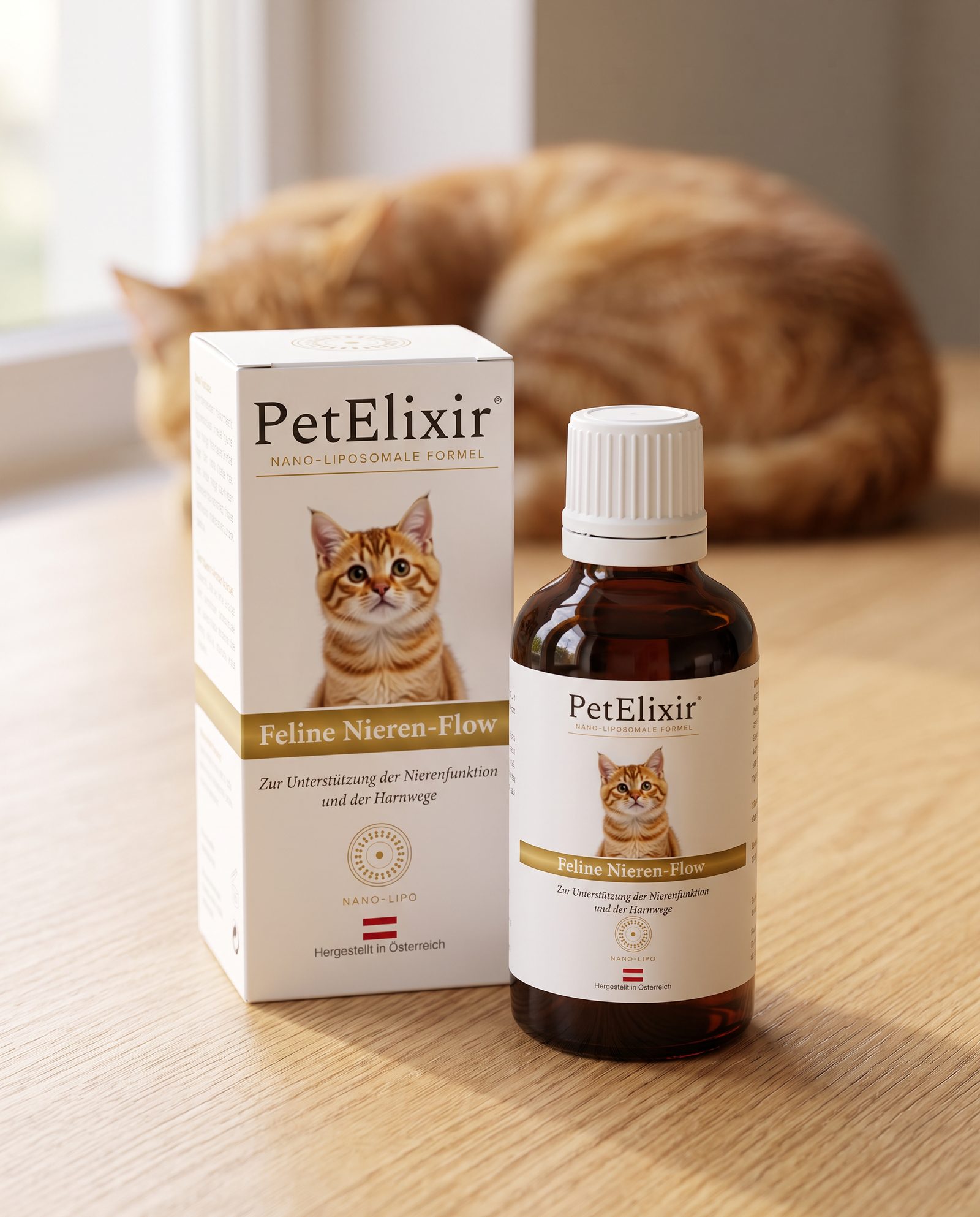 Nieren-Flow™ NanoLipoX™ – Veseelixír macskáknak – PetElixir™